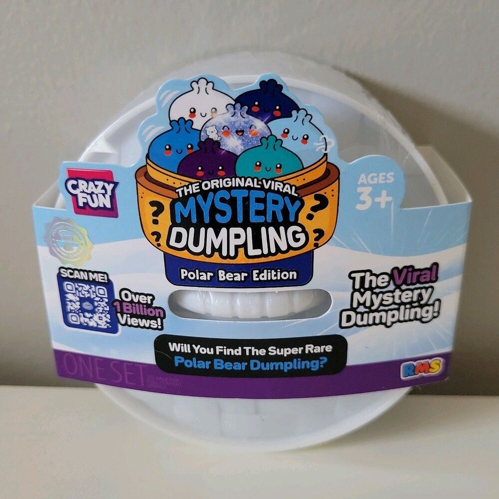 RMS Mystery Dumpling POLAR BEAR Edition Winter Holiday HTF Sealed New Drop